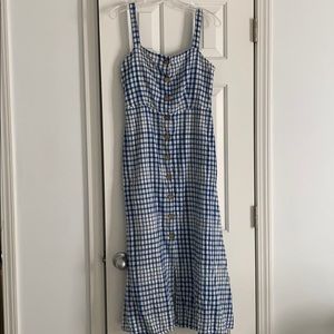 MNG Casual Button Up Midi Dress
